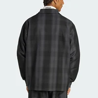 Veste de sport décontractée à carreaux pour hommes Adidas Genuine Clover KG4633 2