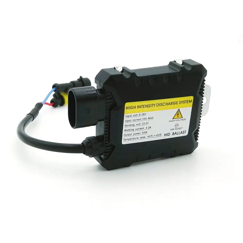 55W Universal Car Ballast Hid Xenon Slim Ballast Ignition Kit 12V H1 H3 H7 H8 H9 H11 H27 HB3 HB4 9005 9006 Car Headlight xenon hid kit