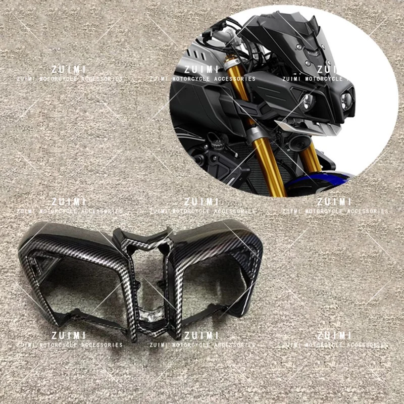CarbonfiberpaintHeadlightCoverShroudFairingCowlKitFitForYAMAHAMT10FZ10.jpg