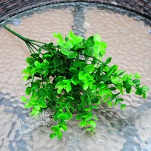 

7-fork Simulation Eucalyptus Flower Plastic Dried Flower Money Leaf Home Restaurant Flower Arrangement Green Plant Potted Plant