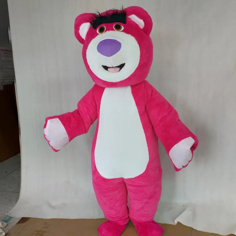Mascot Costume Costume Orso Mascotte Pink Bear Mascot Cosplay