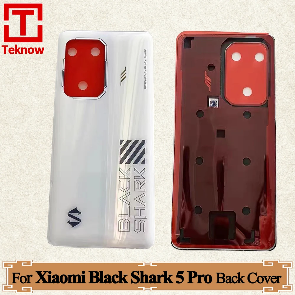 

New Back Cover For Xiaomi Black Shark 5 Pro Battery Cover Door Rear Housing For BlackShark 5Pro Case Battery Cover Replacement