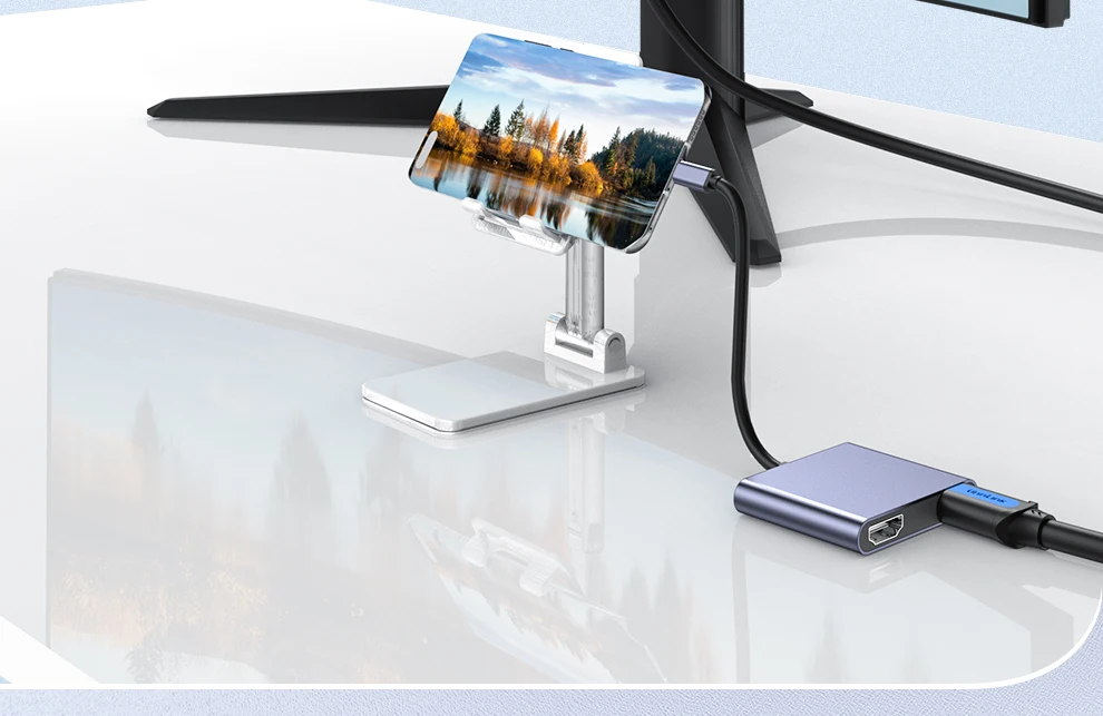 HDMI, USB 3.0, Conversor PD 87W, Adaptador