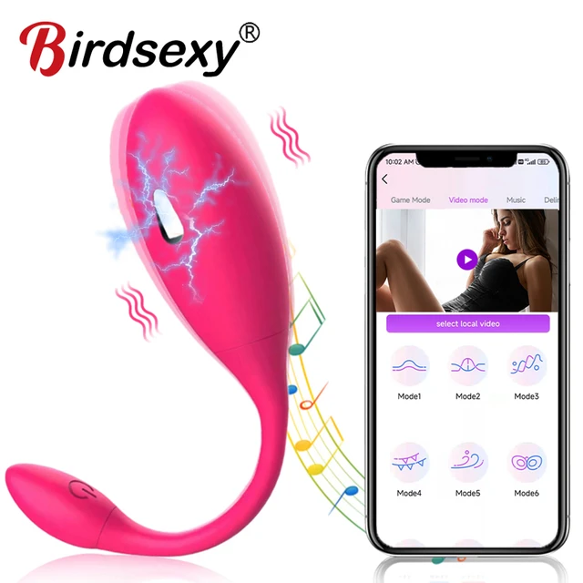 Birdsexy Wearable Panty Vibrators Sex Toys for Women Pleasure, APP Control  Female G-Spot Vibrator Dildo Clitoris Stimulator with 6 Vibration  Modes,Vibrating Egg Massager 