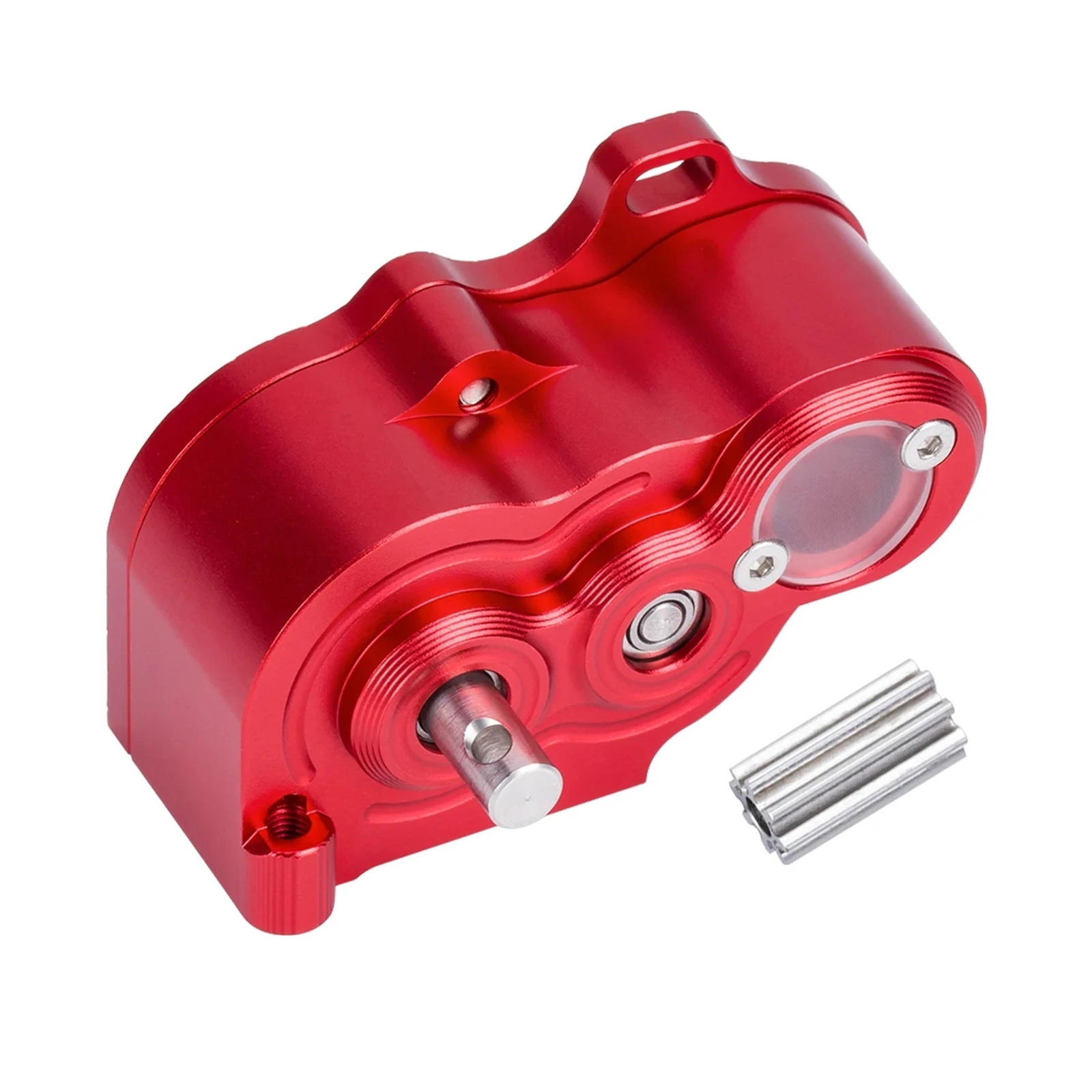 

Ultra Light LCG Aluminum Transmission Low Speed Gearbox With Motor Gear For 1/10 RC Car SCX10 TRX4 RC4WD Capra Upgrade Parts