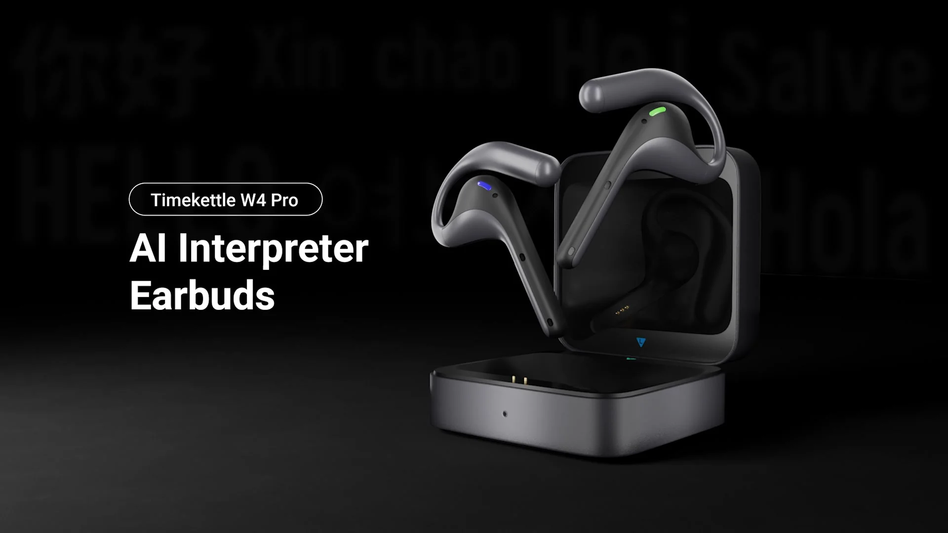 Timekettle W4 Pro AI Translator Earbuds Bidirectional Real-Time