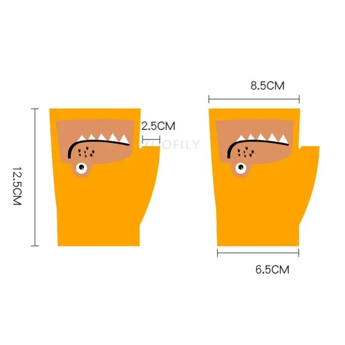 Toddler Kids Winter Knitted Fingerless Cartoon Gloves winter gloves baby mittens Thick Warm Outdoor Writing Convertible Flip Top Half Finger Mittens 6-10Y