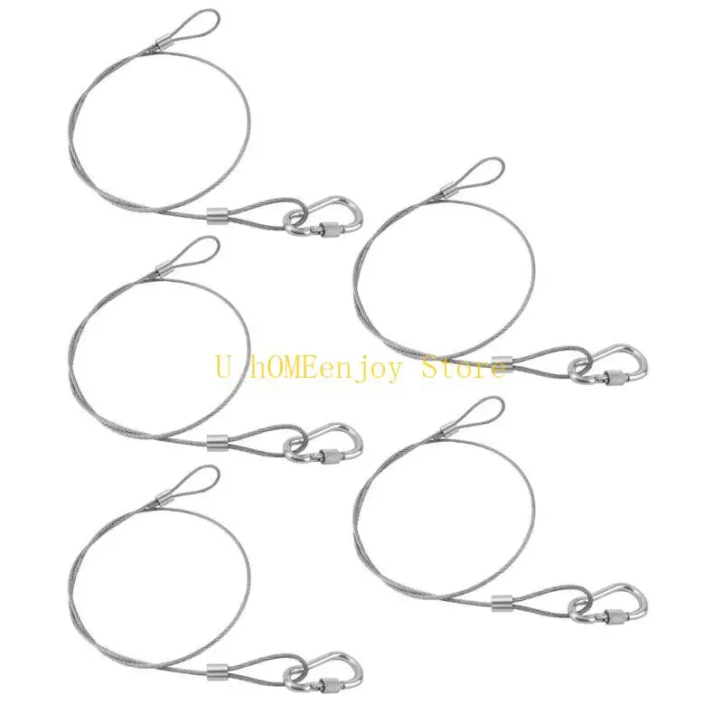B0KF 파 조명 및 이동 헤드용 전문 무대 조명 안전 케이블 5PCS/10PCS
