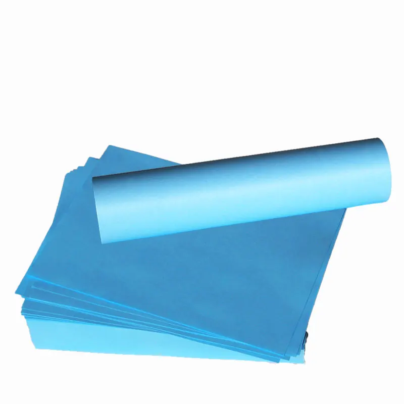 A1 청사진 용지 롤지 3인치 튜브 코어 양면 블루 80g 건설용지 620mm x 150m 디지털 레이저 프린터 용지