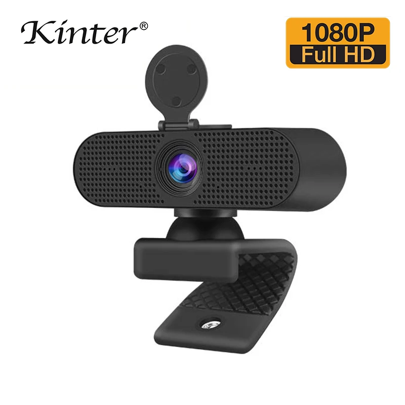 V30 1080p Webcam with Microphone & Ring Light Plug and Play Webcam  Streaming Webcam USB Webcam for PC Desktop Mac Zoom Skype