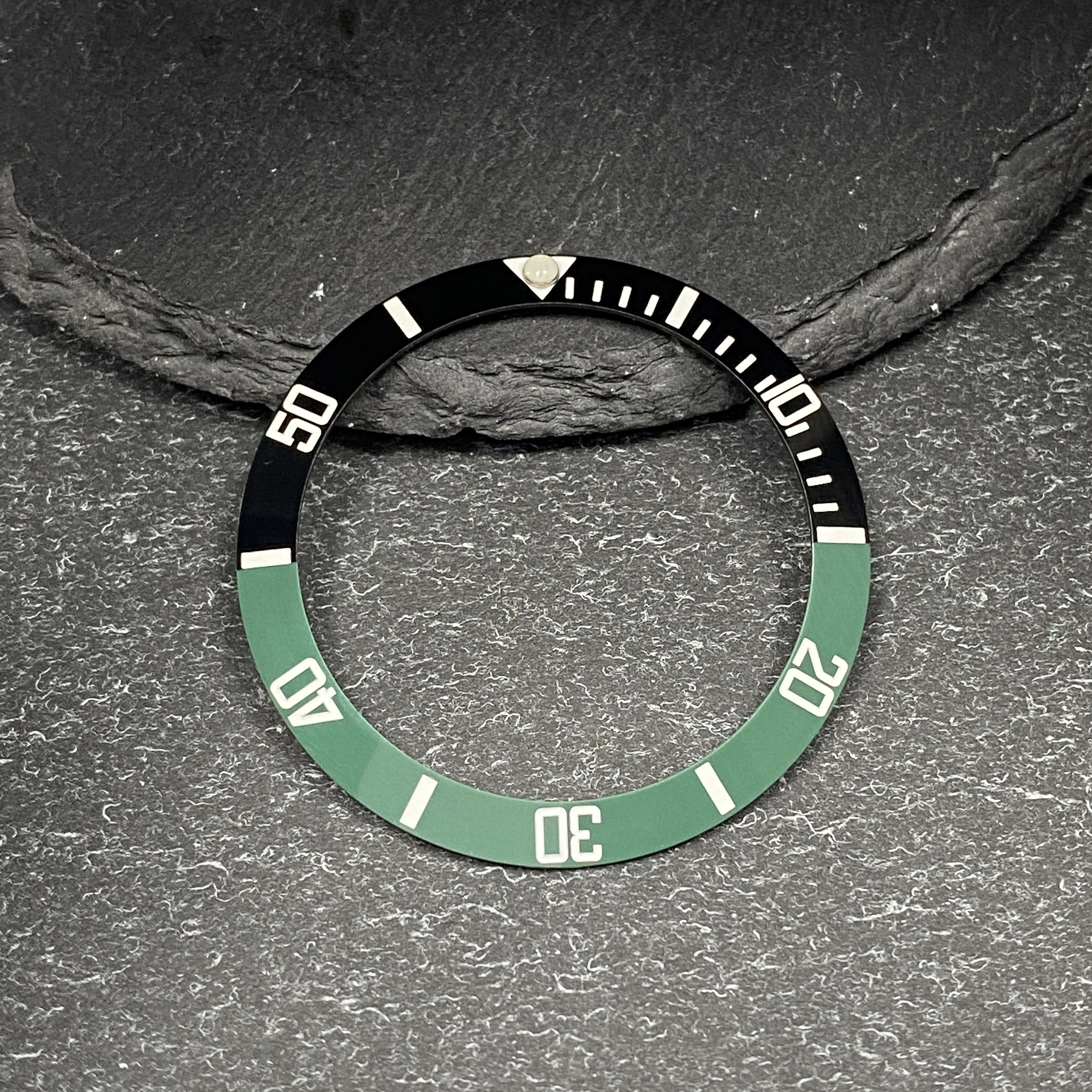 Premium 38*30.6MM Ceramic/Aluminum Watch Bezel Insert