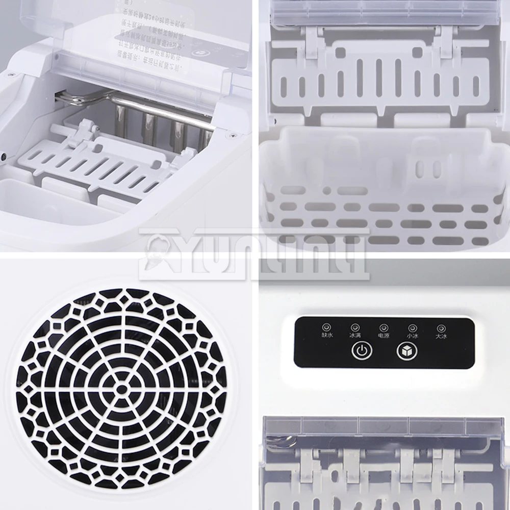 Portable Ice Maker Machine,Auto-Cleaning Ice Maker Kitchen Appliance Commercial Countertop