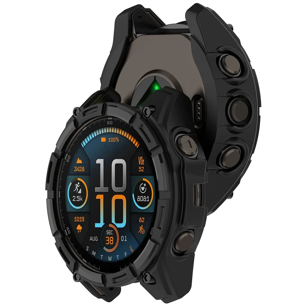Silicone Protective Watch Cover for Garmin Fenix8 Solar and AMOLED