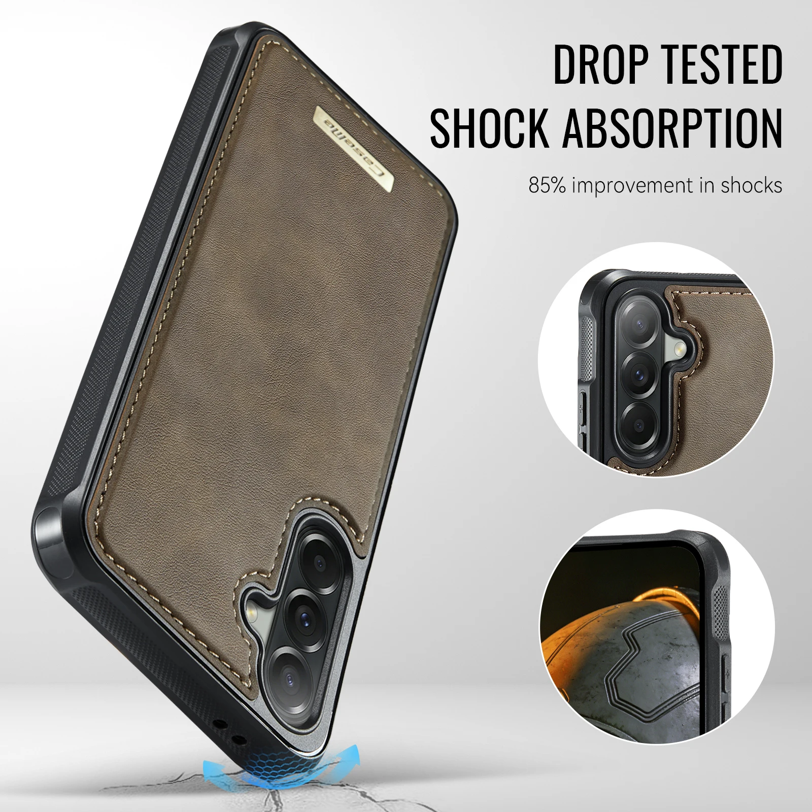 Luxury Magnetic PU Leather Shockproof Phone Case Cover