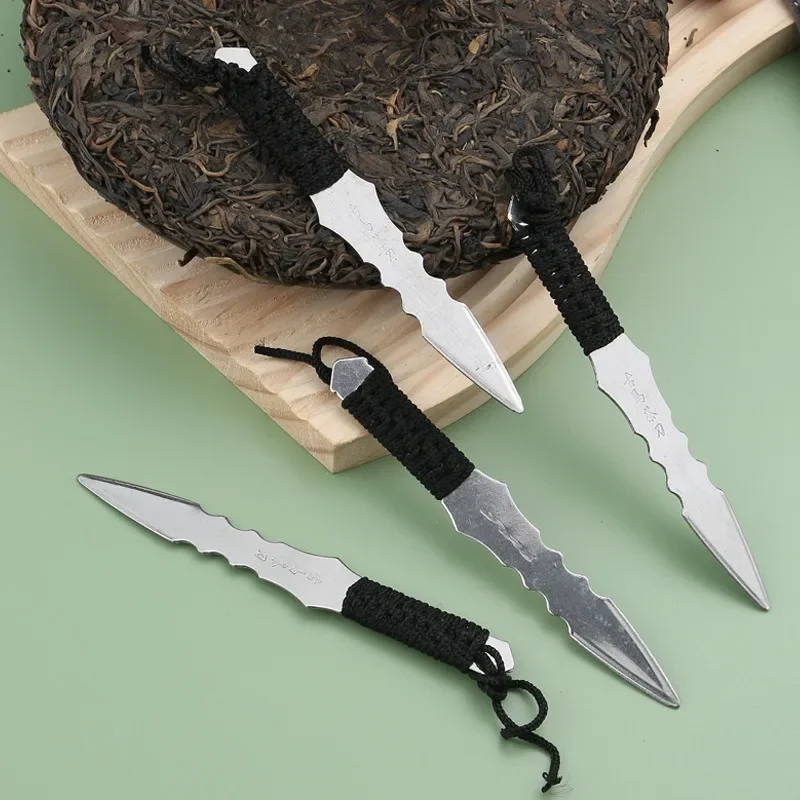 1 PCS Puerh Tea Knife Needle Puer Knife Cone Stainless Steel Metal Insert Tea Set Thickening Puer