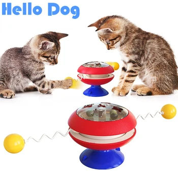 Rotatable Cat Toys Abs Tpr Funny Cat Stick Ball Interactive Training Toys With 3pcs Catnip And.jpg