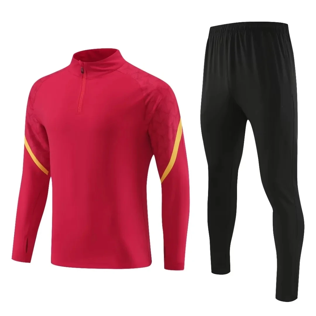 Warm Up Football Training Track Suits Kids Sport Soccer Tracksuit For Men