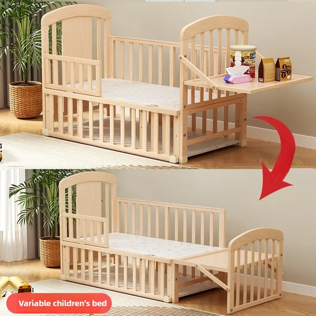 Wooden Baby Rocking Bed 4