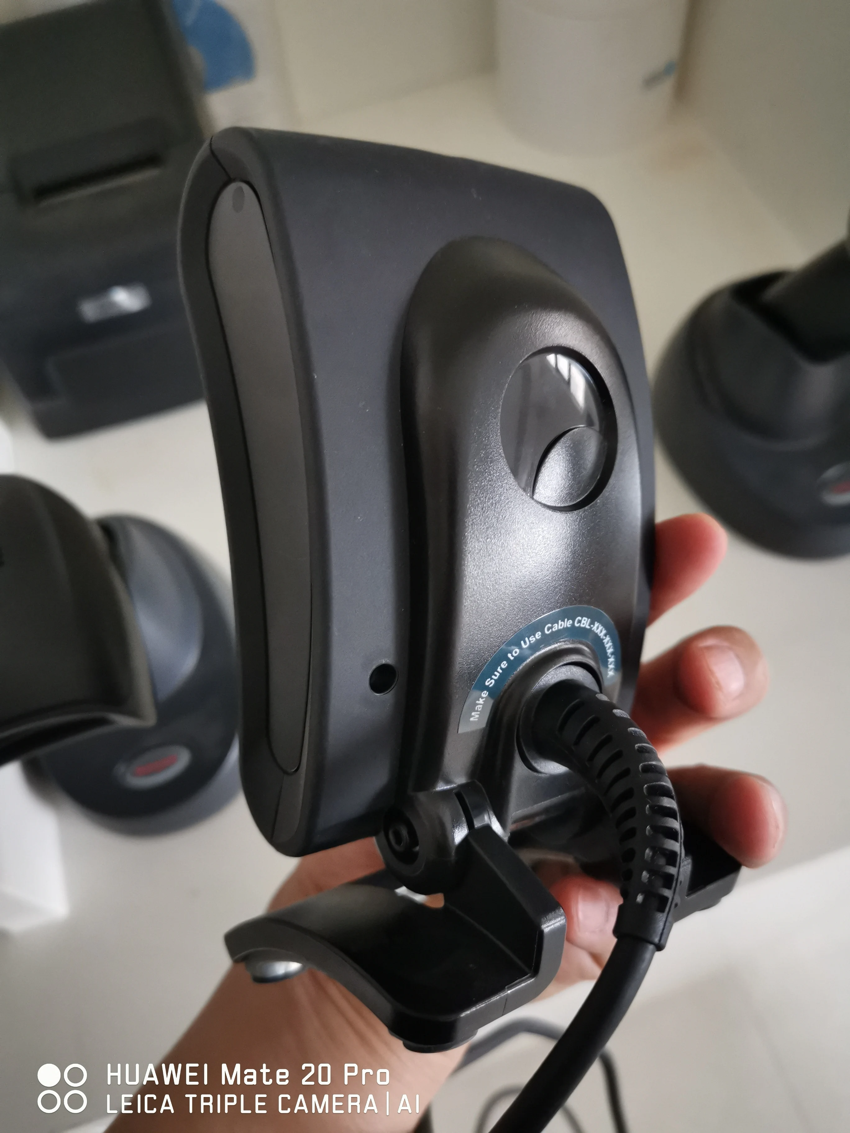 Genesis Series 7580G Area-Imaging 2d USB barcode scanner 1D PDF417 Decode Capabilit Black