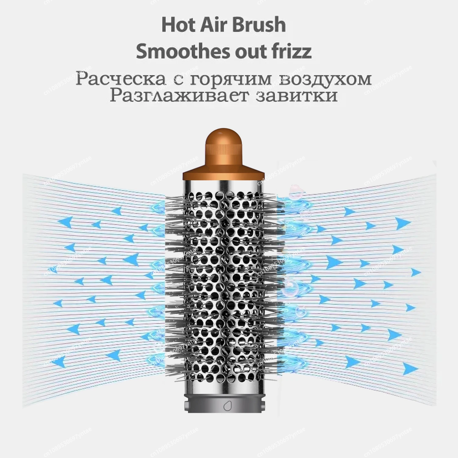 6in1 Multi Hair Styler Dryer Auto-Curling Iron Professional Hair Straightener Curling Barrel Brush 1300W HairDryer Hot Air Brush