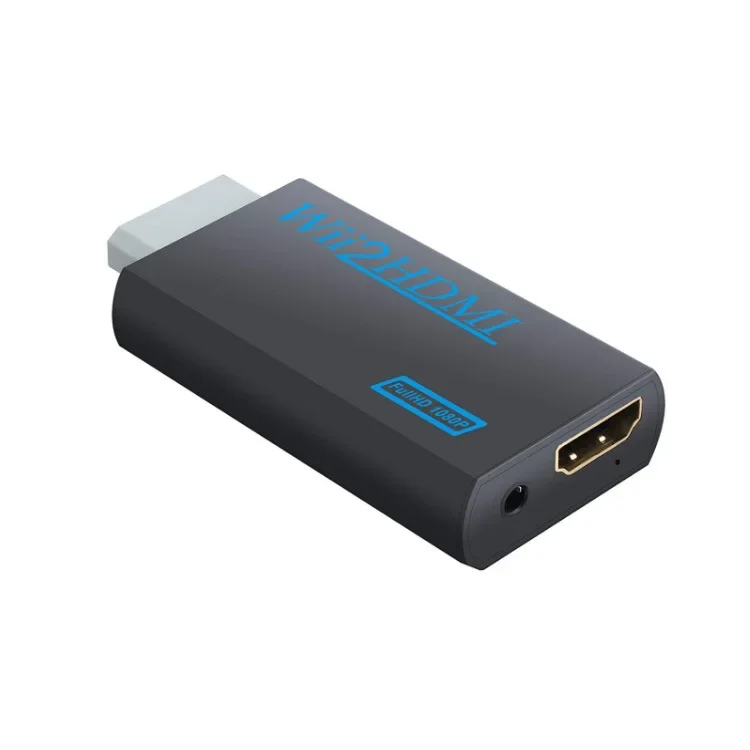 High Definition WII to HDMI Converter 1080P Game Console Adapter Cable for Nintendo Wii Clear Video Transmission