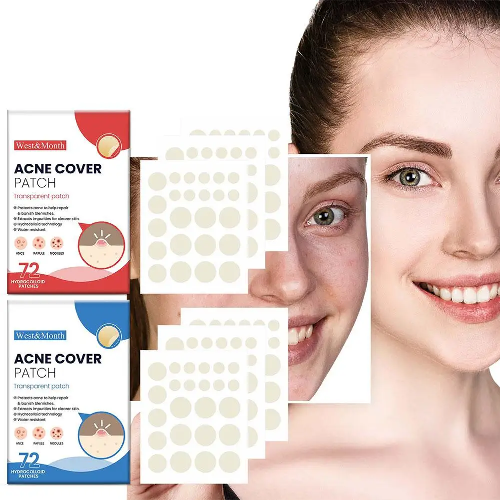 

Acne Pimple Patch Tool Invisible Acne Stickers Blemish Acne 72pcs Care Skin Face Night Mask Use Beauty Master Treatment A0E3