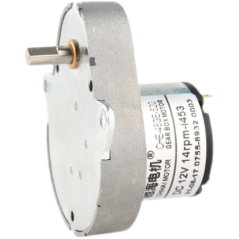 

Strong Box DC Gear Boxes Motor 12V DC Boxing Gear Motor 6/12V 7/14/28RPM Vending Machine Micro Motor For DIY Hobby DC Gear Motor