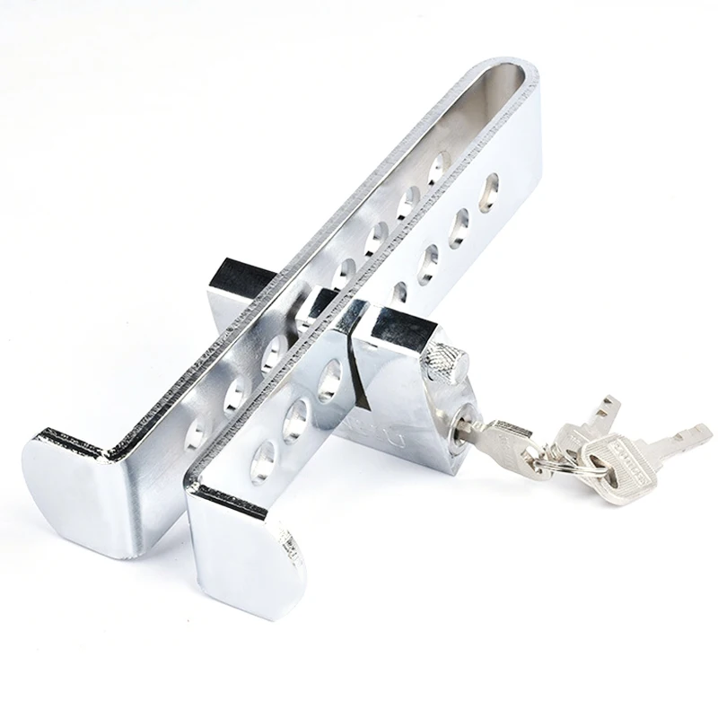 Car Clutch Lock Universal Auto Throttle Brake Pedal Lock Solid Stainless Steel Strong Security Anti-Theft Tool Car Accessories car lock brake pedal lock car pedal lock