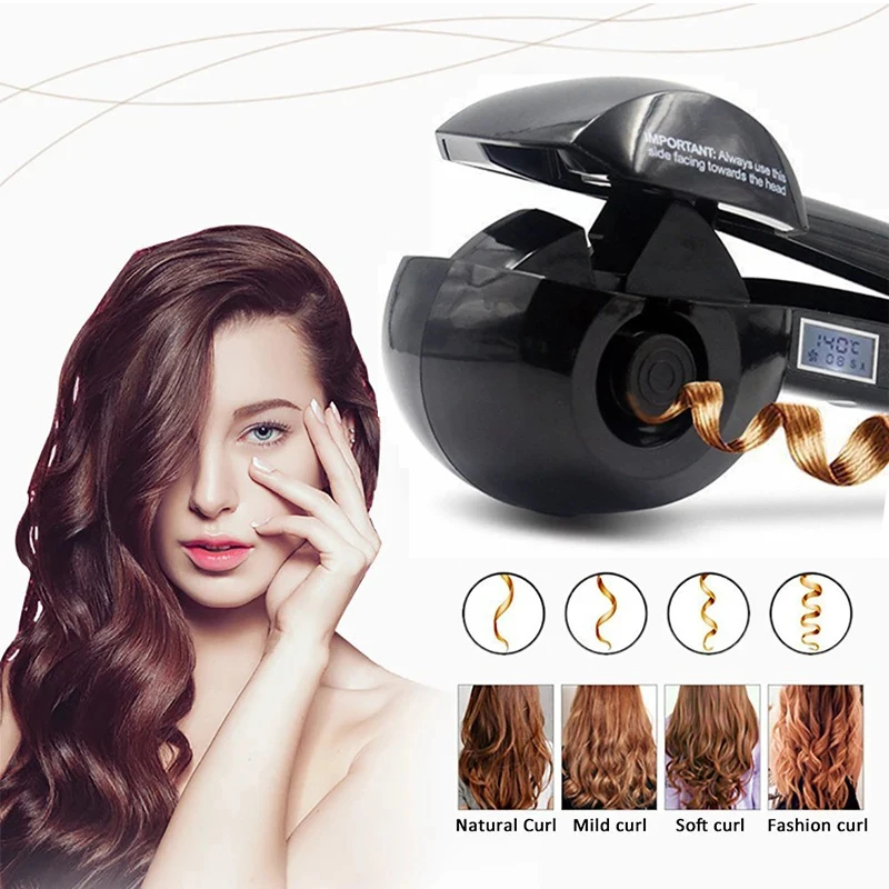 Hair Curler Auto Rotating Ceramic Automatic Curling Iron Styling Tool
