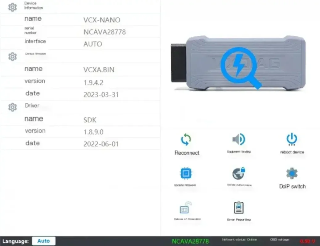 VAS5054A WIFI Version Supports ODIS V11.0.0 for V/A/S Fault Diagnosis Scanner V1.9.4.2 USB Version Supports ODIS V23.0.0