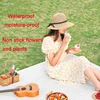 Disposable picnic mat Outdoor portable moisture-proof mat Spring outing Picnic linen Waterproof and dirty camping floor mat 2
