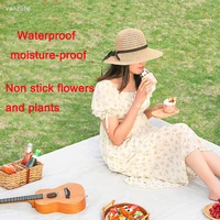 Disposable picnic mat Outdoor portable moisture-proof mat Spring outing Picnic linen Waterproof and dirty camping floor mat 2