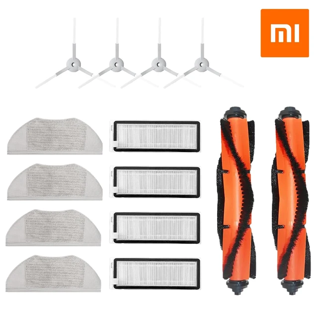Xiaomi Mijia G1 MJSTG1 Robot Vacuum Essential Main Rolling Brush Side Brush Hepa Filter Mop Cloth Kits Water Tank Dust Box Parts Suit 2