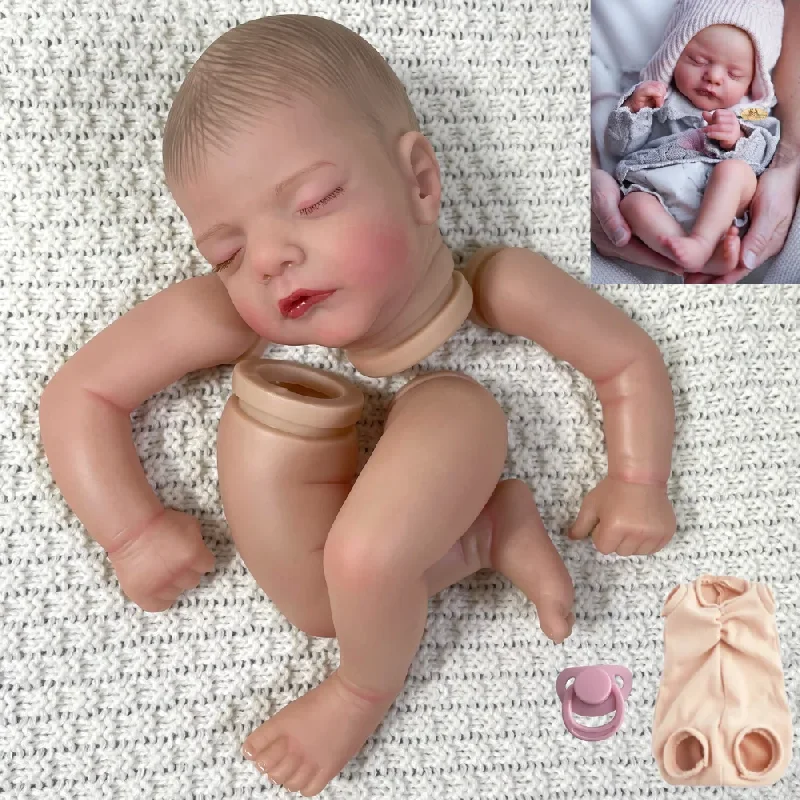 NPK 새로운 Bebe Reborn 키트, 샘 19 인치 비닐 수면  블랭크, 이미 도색 금형