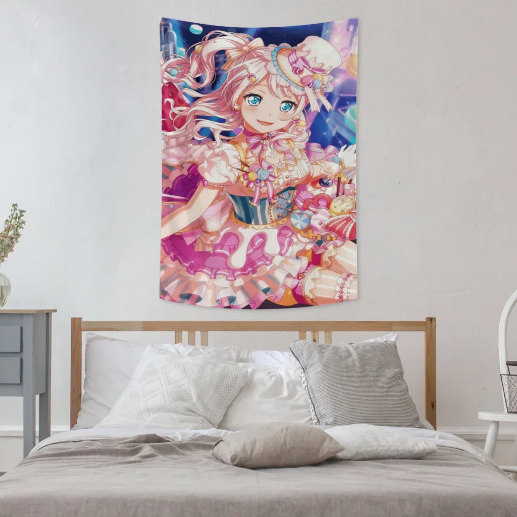 

BanG Dream! Tapestry Kawaii Japanese Anime Cute Home And Decoration Wall Art Tapestries
