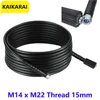 High Pressure Washer Hose with M22-15mm Thread Connector for Huter Car Washing hose Garden Cleaning Jet Wash Extension Pipe 1
