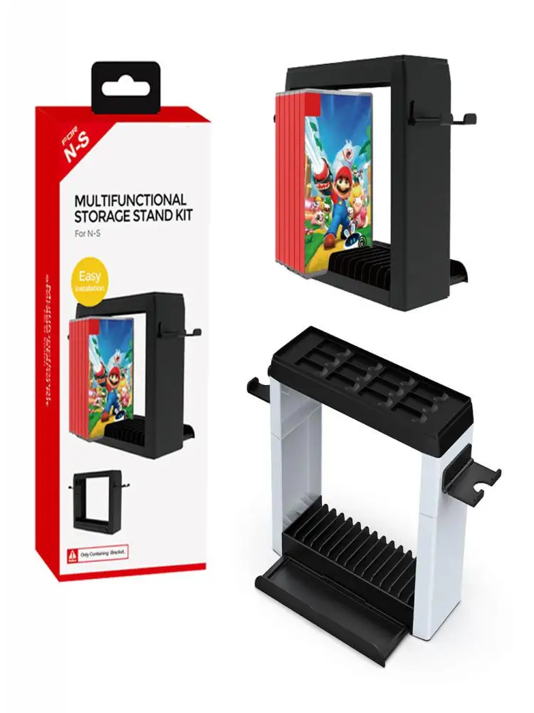 Per Switch/Oled Multi-Function Storage Staffa Base Ns Disc Storage Rack Per Conservare Le Carte Da Gioco Dropshipping
