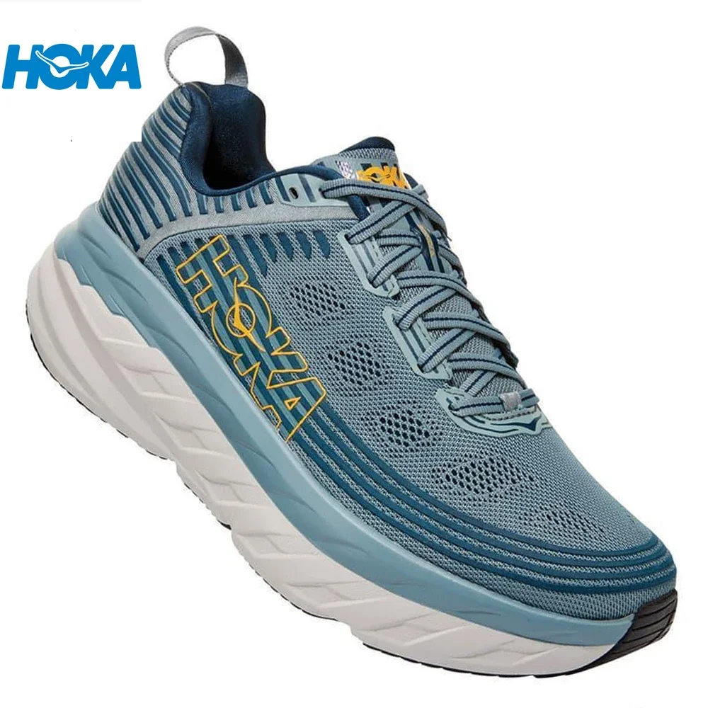 

Беговые кроссовки Hoka-Bondi для мужчин и женщин, повседневная спортивная обувь, легкие эластичные уличные сникерсы на толстой подошве для тренировок, 6