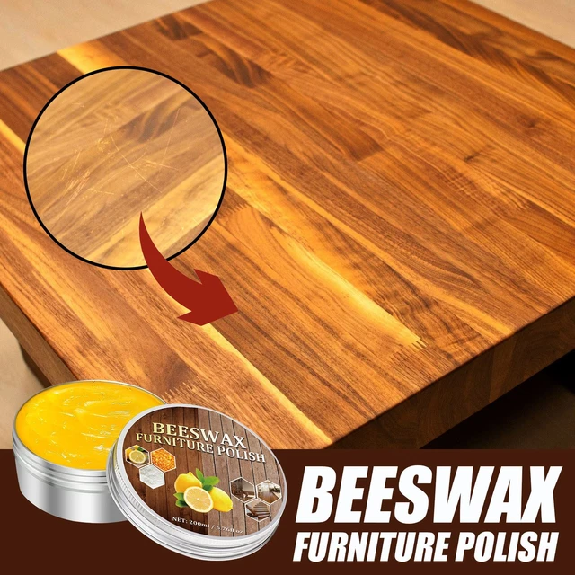 Wood Wax Natural Beewax Furniture Care Polish With Sponge 200ml Repair Wood  Wax For Floors Furnitures And Cabinets - AliExpress