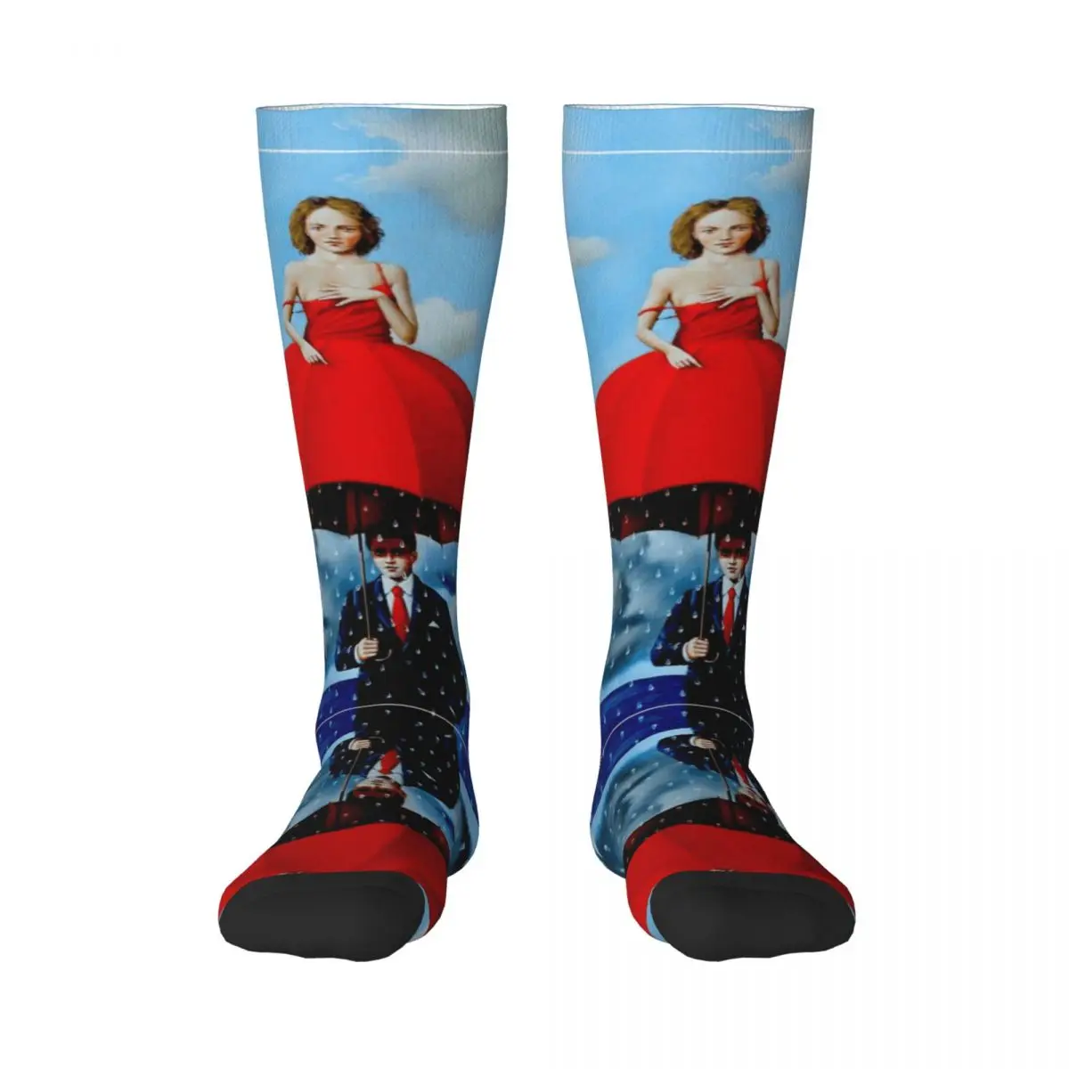 

Umbrella Lady 6 Contrast color socks INS style Compression Socks Casual Cute Adult Stockings