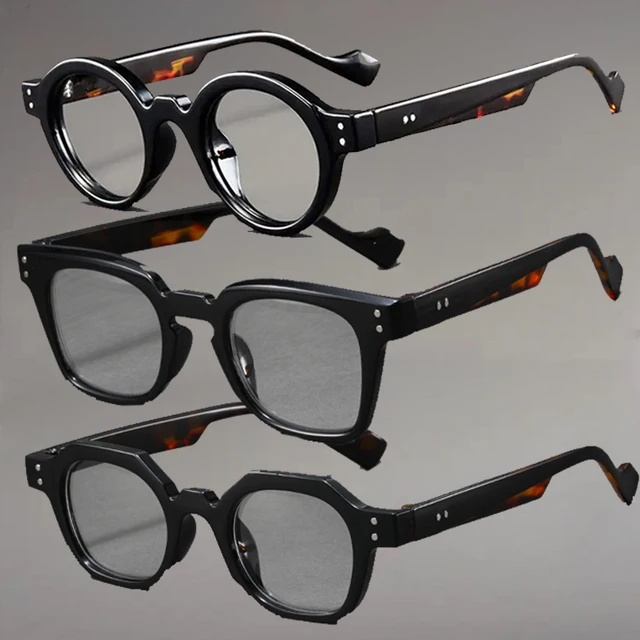 Paquet de 3 lunettes de lecture en écaille de tortue noire, disponibles en différentes formes, adaptées aux personnes d'âge moyen et âgées à porter 1