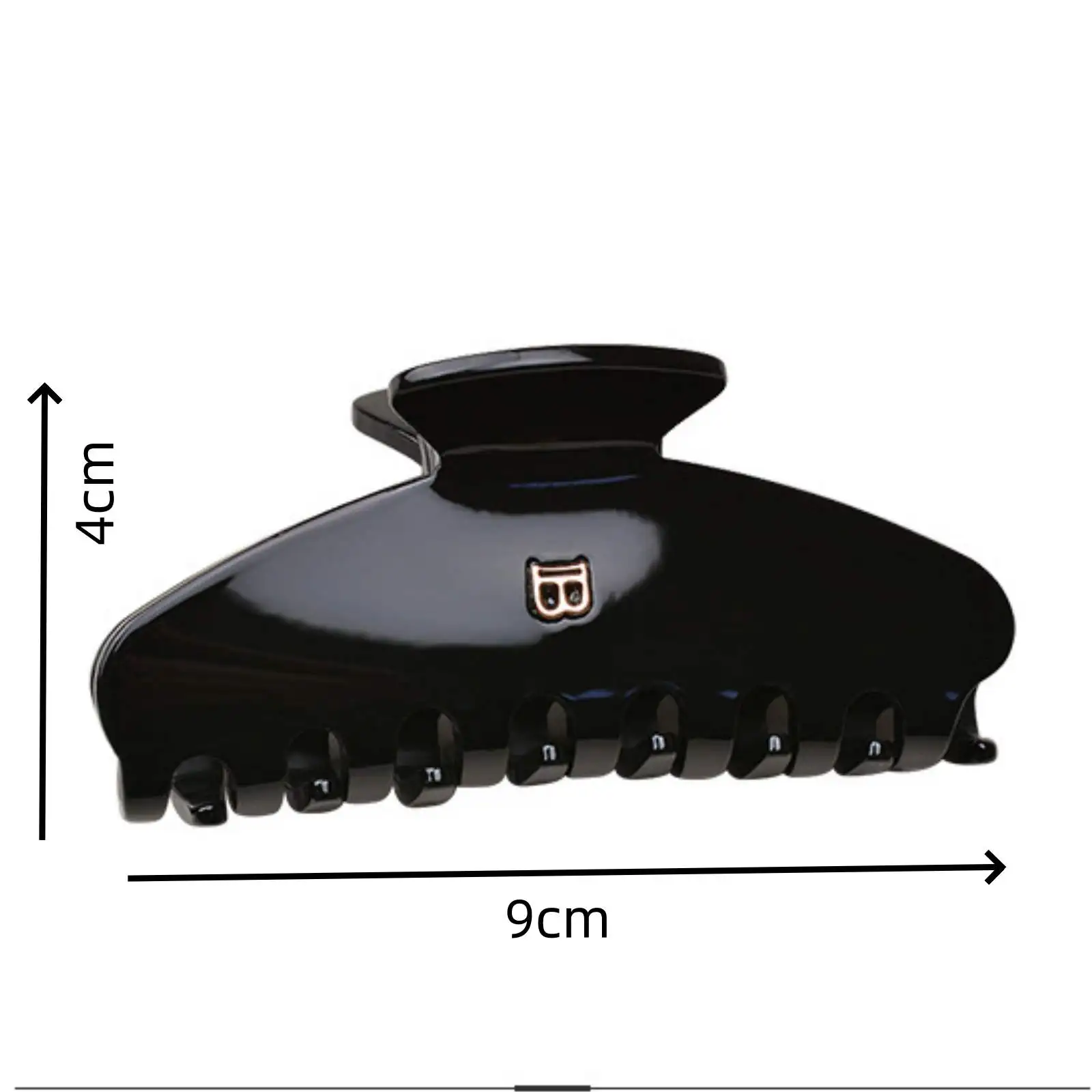 1PC　2025 Letter Hairclaws 9CM Shark Clip High Ponytail Hair Grab Clip Headwear Women's Fashion Barrettes Hair Accessories New