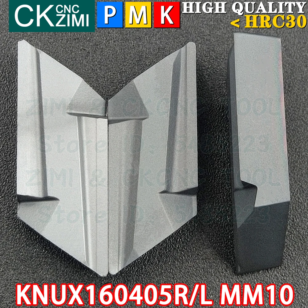 KNUX KNUX160405R MM10 KNUX160405L MM10 초경 인서트 선삭 인서트 절삭 공구 DKJNL DKJNR 용 KNUX1604 KNUX 1604 MM10 MM30 CNC 금속 선반 공구