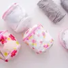 1 Pcs Home Lingerie Clothes Washing Convenient Underwear Bra Sock Laundry Washing Aid Net Mesh Zip Bag filter Wash Basket Bag 2