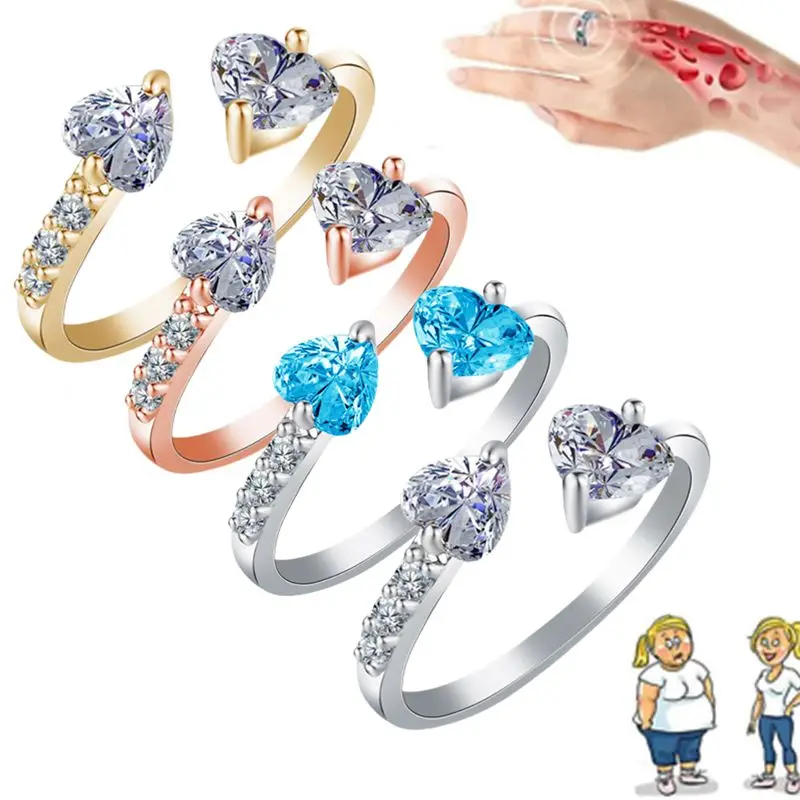 Women Torina Crystal Quartz Ionix Ring Ionix Therapy Quartz