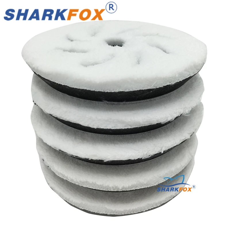 Microfiber Polishing Pad Polishing Disc 5inch(125mm) Sharkfox For DA/RO Car Polisher