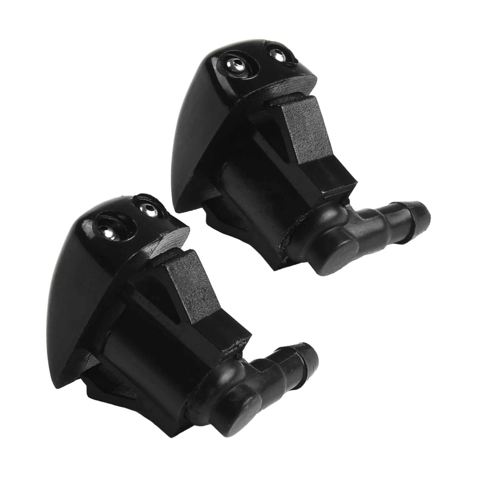 

2pcs Car Dual Holes Windshield Windscreen Washer Jet Nozzles Water Fan Spout Cover Washer For Mazda 3 5 6