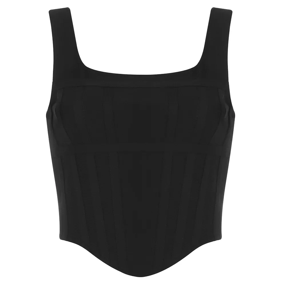 

Vest Crop Top 2021 New Women Clothes Bandage Tops For Women Sexy Summer Party Club Sexy Corset Tank Tops