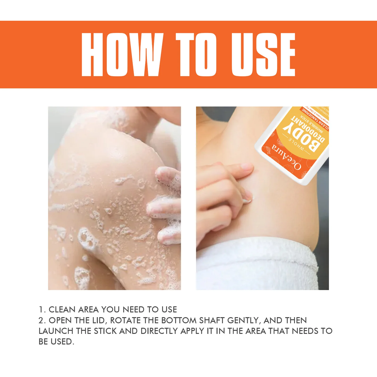 Body Deodorant Stick Underarm Anti Odor Sweating Refreshing Rose Fragrance Long Lasting Effect Portable Antiperspirant Cream