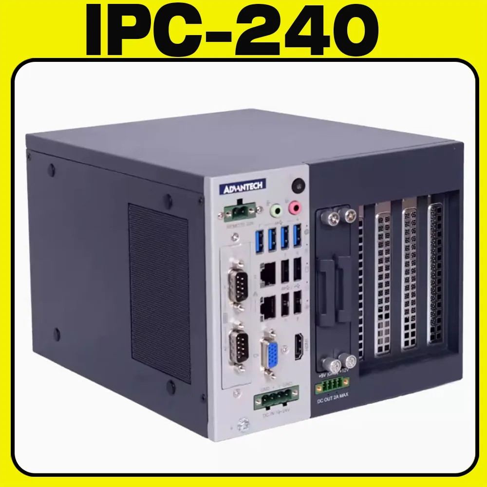 

IPC-240 For Advantech Industrial Compact industrial computer mainframe metal (no CPU memory hard disk) IPC-240-01A1